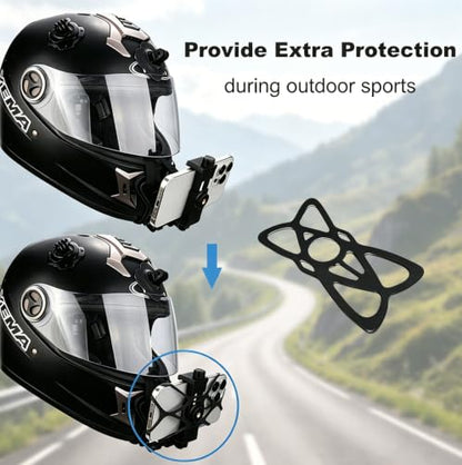 Motorcycle Phone Mount Girp Tether Non-Slip Silicone Security Universal Bike Replacement Straps Holders Security Bands Elastic X Web Mount Grip for Motorcycle Bicycle Scooter, 6 Packs