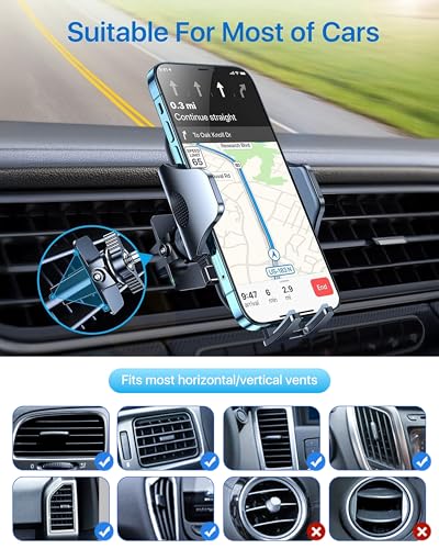 andobil 2026 True Military-Grade Phone Holders for Your Car Vent - color: Gray