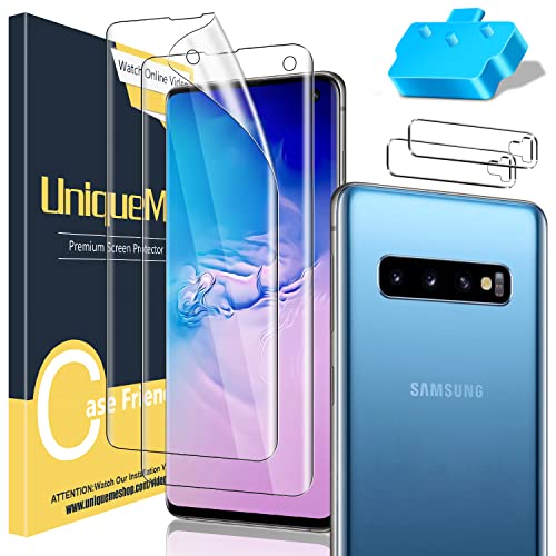 UniqueMe for Samsung Samsung Galaxy S10 Screen Protector Full Coverage - size: S10（6.1 inch ）
