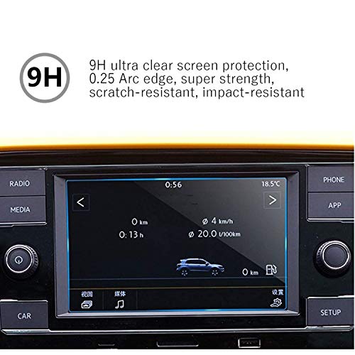 Screen Protector for Volkswagen Jetta 6.5" (2018-2023), Tempered Glass