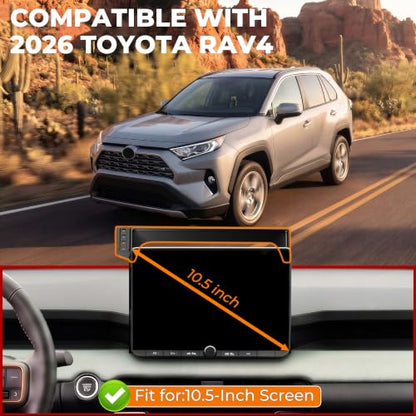 Car Phone Mount for 2026 Toyota RAV4, 10.5" Screen Only - size: for Toyota RAV4 | 2026 10.5"