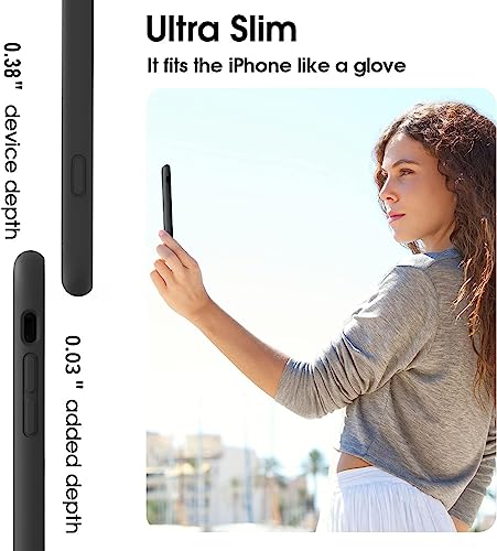 LRK Ultra Thin Black Case Compatible with iPhone 7 Plus/iPhone 8 Plus: Slim, Soft and Flexible (NOT Hard) [Matte Finish] Protective Black Phone Cover for iPhone 7 Plus/iPhone 8 Plus - Matte Black - size: iPhone 7 Plus/iPhone 8 Plus
