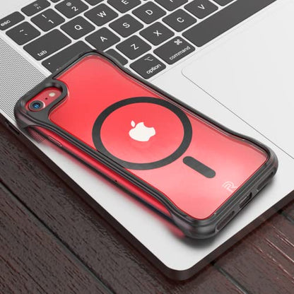 REBEL Magnetic Case for iPhone SE 2022 [Flex Series] Clear, MagSafe Compatible, Exposed Sides, Non-Yellowing, Protective Shockproof iPhone SE 3 Case/SE 2020/iPhone 8, 4.7 Inch Phone (Crystal Clear) - color: Crystal Clear, size: iPhone SE