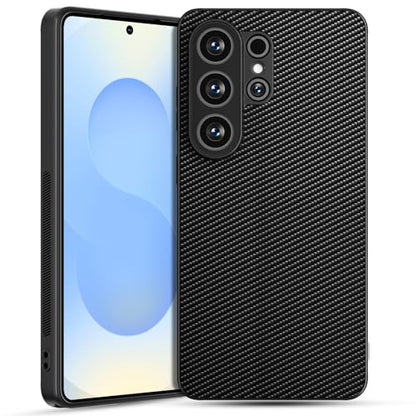 AICase for Samsung Galaxy S26 Ultra Case, Carbon Fiber Design Thin Slim Fit Shockproof Hybrid Hard PC Soft TPU Bumper Drop Protection Lightweight Aramid Fiber Protective Cover - color: Carbon Fiber, size: S26 ULTRA