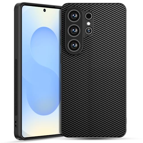 AICase for Samsung Galaxy S26 Ultra Case, Carbon Fiber Design Thin Slim Fit Shockproof Hybrid Hard PC Soft TPU Bumper Drop Protection Lightweight Aramid Fiber Protective Cover - color: Carbon Fiber, size: S26 ULTRA