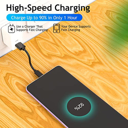 LDLrui USB C to USB A 3.1 Gen 2 Data Cable, 0.5ft, 1-Pack, Black - color: Black, size: 0.5FT