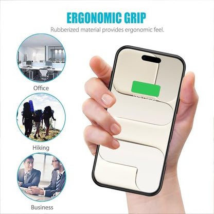 Battery Case for iPhone Air, Full Encircle 12000mAh High Capacity Rechargeable Portable Charger Case Extended Battery Pack for iPhone Air(6.5 inch) Wireless Charging Cover with Carplay-Black - size: iPhone Air (6.5 inch)