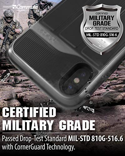 VENA vCommute for iPhone Xs/X Wallet Case, Space Gray - color: Black, size: iPhone X/ XS