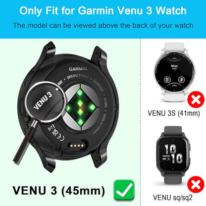 [5Pack] RICHONE Screen Protector Compatible with Garmin Venu 3 Cases for Venu 3 45mm Smartwatch Cases Resist Scratched Full Cover Flexible TPU Screen Protectors for Women Men - size: Venu 3 45mm