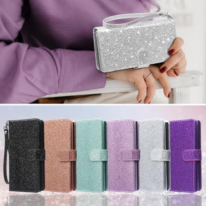 Varikke for iPhone 13 Case Wallet Strong Magnetic Detachable, Silver - color: (Standard) Silver, size: iPhone 13 6.1"