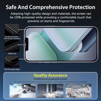 MAYtobe 2-Pack Screen Protector for iPhone 17e, 16e Eye Care Tempered Glass - size: iPhone 17e,16e