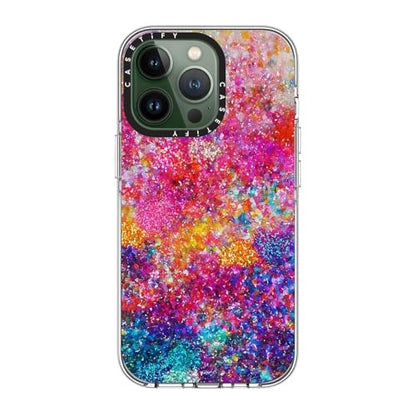 CASETiFY for iPhone 13 Pro Case - Impact Clear Compatible with MagSafe | Not Yellowing | 6.6 ft. 3x Military Grade Drop Protection | And We Danced Our Way Home by Ingrid Ching | Clear - color: And We Danced Our Way Home, size: Iphone 13 Pro (6.1")