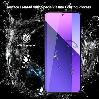 1 Pack Privacy Screen Protector for Xiaomi Redmi Note 13 Pro+/Plus 5G with 2 Pack Camera Lens Protector, 9H Hardness, Anti Spy Tempered Glass, Black Protector for Redmi Note 13 Pro+/Plus 5G - size: for Redmi Note 13 Pro+/Plus 5G