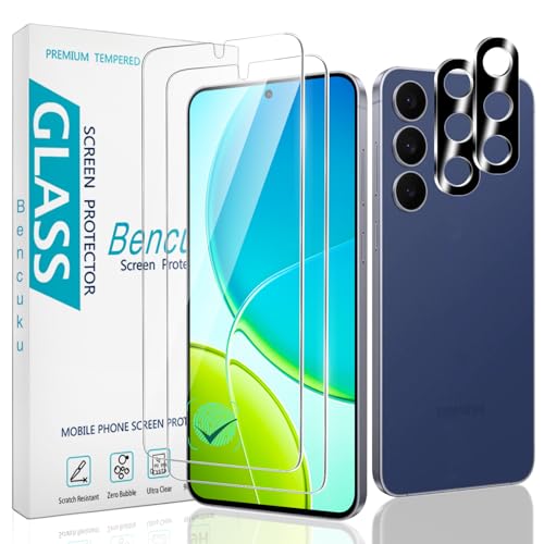 2+2 Pack Screen Protector for Samsung Galaxy S26 Tempered Glass - color: Samsung Galaxy S26-Clear