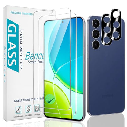 2+2 Pack Screen Protector for Samsung Galaxy S26 Tempered Glass - color: Samsung Galaxy S26-Clear