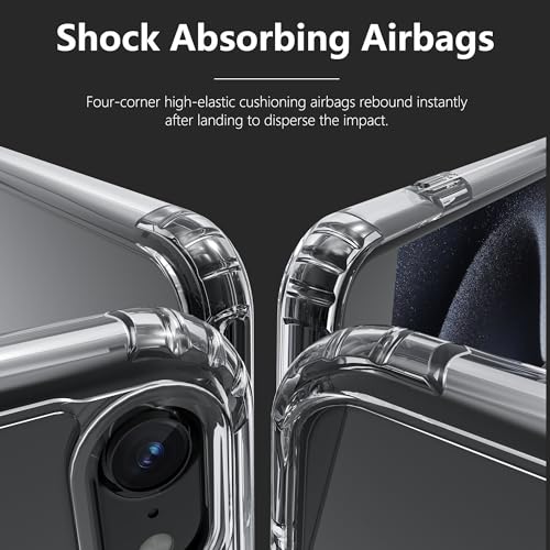 ONES for iPhone SE3 SE2 SE 8 7 Case Clear, [PC + TPU Hybrid][Military-Grade Drop Protection][Anti-Yellowing], Shockproof Silicone Hard Cover, Transparent Slim Case - color: HD Highly Clear, size: iPhone SE / 8 / 7