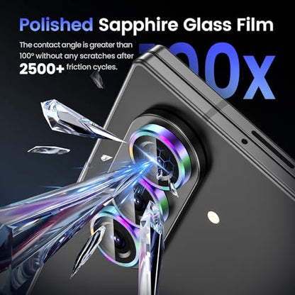 Tensea Camera Lens Protector Compatible for Samsung Galaxy Z Fold 7/8 Ultra - color: Colorful