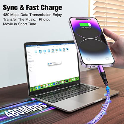 Quickeep iPhone Charger 3ft 2Pack，USB A to Lightning Cable