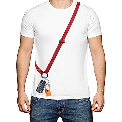 Dual-use Adjustable Lanyard End-to-end Connection Lanyard Anti-lost Neck Strap Holder for Keys Wallet Camera - color: Red Lanyard, size: Long Crossbody Lanyard - Cotton