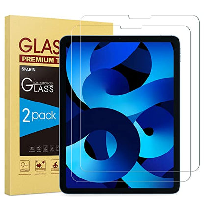 SPARIN 2 Pack Screen Protector Compatible with iPad Air 5/4 Generation - size: iPad Pro 11 inch 2022/2021/2020/2018