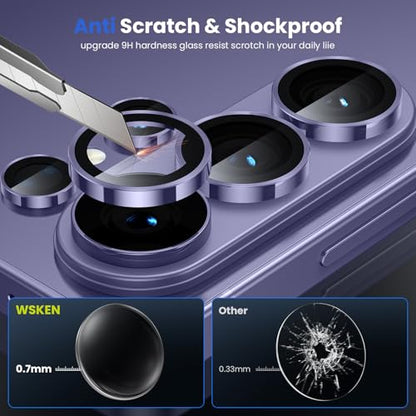 WSKEN for Samsung Galaxy S26 Ultra Camera Lens Protector - Ultra Thin - color: Violet