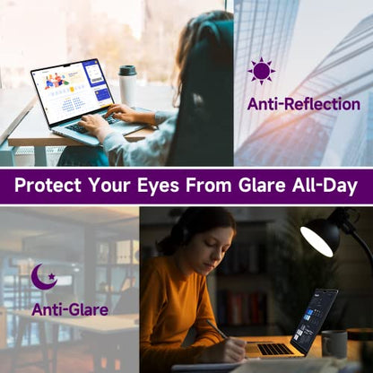 2 Pack Anti Blue Light Screen Protector Compatible with Macbook Pro 14 inch (2021-2026, M1-M5, Pro/Max), Eye Protection Anti Glare Computer Screen Cover for Mac Pro 14.2in - size: MacBook Pro 14 Inch