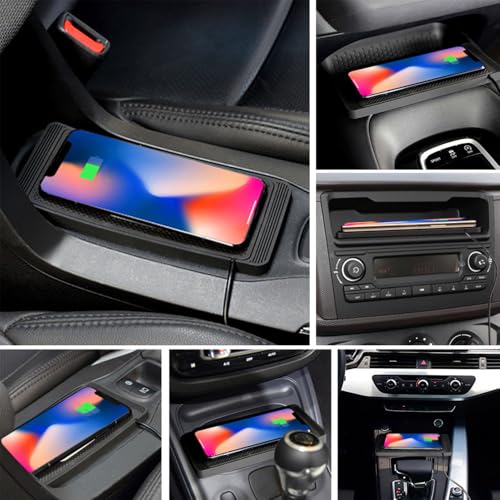Wireless Car Charger Pad for Honda Pilot 4th Gen 2023 2024 2025 2026 15W Wireless Charging Mat Non-Slip Silicone Phone Charger DIY Trim-to-Fit Accessories,USB-C - color: USB-C