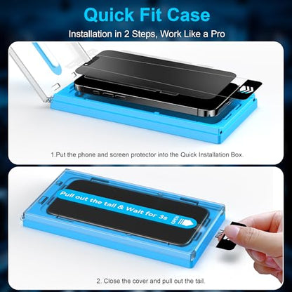 Mothca 2 Pack Matte Privacy Screen Protector for iPhone 13 Pro Max/iPhone 14 Plus 6.7-inch [Auto Fit Box Dust-Free] Anti Spy Anti-Glare Anti-Fingerprint Full Coverage Tempered Glass, Smooth as Silk - size: iPhone 13 Pro Max-6.7-Inch