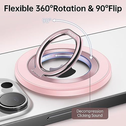 SYNCWIRE for MagSafe Phone Grip, Magnetic Phone Ring Holder - color: Light Pink