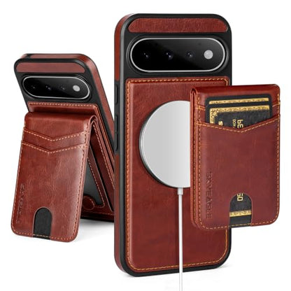 SkyEagle for MagSafe Google Pixel 11 Pro XL Wallet Case,Brown - color: Brown, size: Google Pixel 11 Pro XL - 6.8"