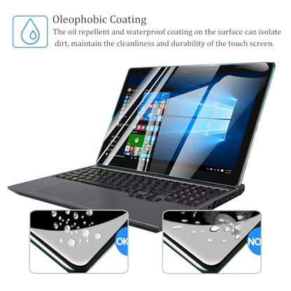 i-Tensodo 2 Pack 15.6 Inch Tempered Glass Screen Protector for HP Envy x360 15.6/Pavilion 15.6/ Probook 15.6/EliteBook 15.6/OMEN 15.6/Victus 15.6/Ominbook 3 15.6, HP 15.6" 16:9 Laptop, 9H Hardness - color: Tempered Glass