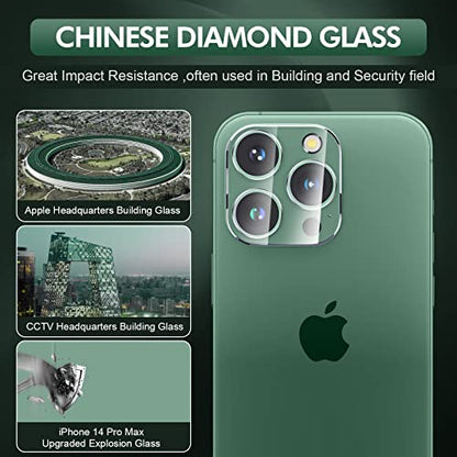 3PCS Rear Back Camera Lens Protector Tempered Glass for iPhone 13 Pro/13 Pro Max - HD Clear Full Coverage Guard - color: for iPhone 13 pro/13 pro max transparent