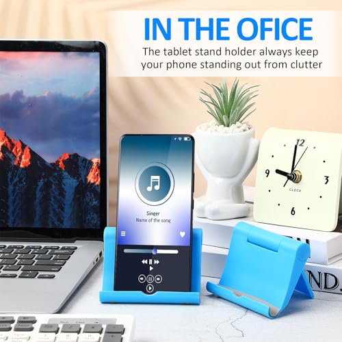 Wenqik 36 Pcs Cell Phone Stands Foldable Tablet, Blue - color: Blue