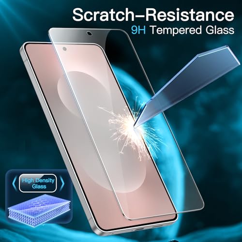 JETech Screen Protector for Samsung Galaxy S25 Edge, 3-Pack | HD Clear, Fingerprint ID Compatible, Anti-Scratch Glass - size: Galaxy S25 Edge