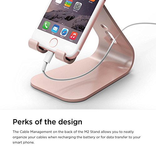 elago M2 Phone Stand for iPhones, Galaxy, and Other Smartphones - color: Rose Gold