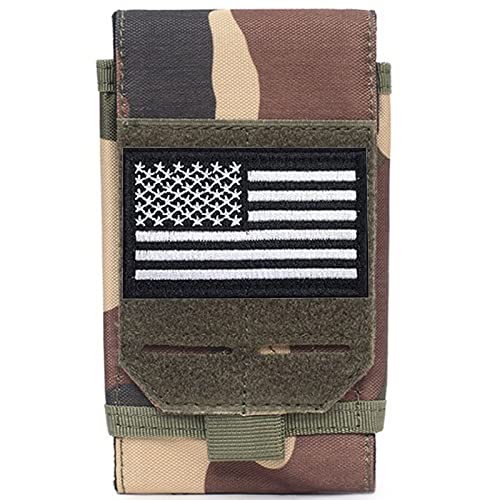 Molle Phone Pouch, Od Green Small Tactical Cell Phone Holster, Heavy Duty Waterproof Smartphone Case Holder for Vest Belt Waist (Army Green) - color: MILITARY GREEN