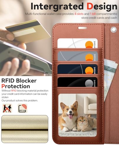 OCASE for Samsung Galaxy S26 Ultra Detachable Wallet Case with Card Holder, [2 in 1] PU Leather Flip Folio Case with RFID Blocking Stand Wrist Strap Shockproof Phone Cover 2026, Dark Brown - color: Dark Brown, size: Samsung Galaxy S26 Ultra