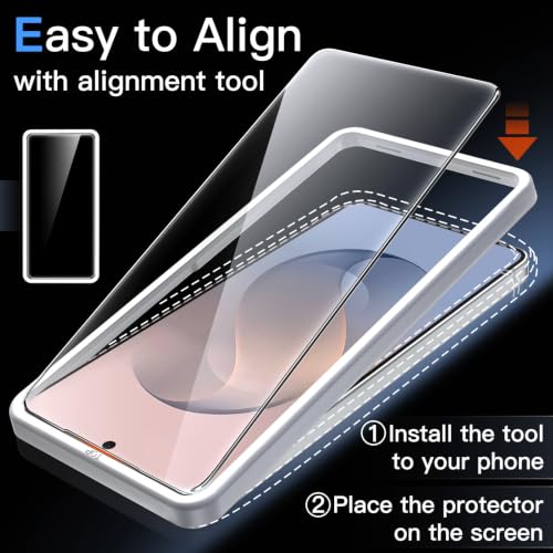 JETech Screen Protector for Samsung Galaxy S26 FE, 2+2 Pack - size: Galaxy S26 FE