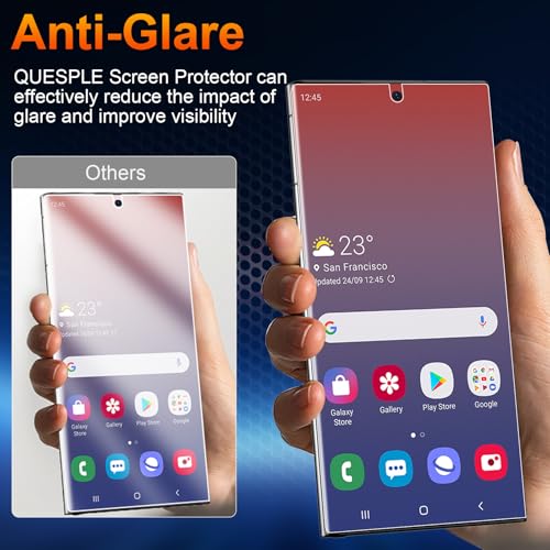 2 Pack for Samsung Galaxy S22 Ultra Anti-Glare Matte Privacy Screen Protector 6.8 inch, Smooth and Responsive Touch Flexible EPU Film, [Support Fingerprint Unlock] [Self-Healing] [Not Glass] - size: Samsung Galaxy S22 Ultra