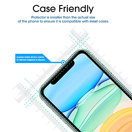 amFiIm OneTouch for iPhone 11 iPhone XR Screen Protector 6.1" Tempered Glass - size: IPH11/XR-6.1"