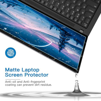 2 Pack 16 Inch 16:10 Anti Blue Light Laptop Screen Protector, Reduce Eye Strain Anti Glare Screen Protector for 16’’ with 1920x1200 Resolution Laptops, Not for 16.1'' - size: 16 inch