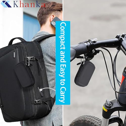 khanka Case for Anker Nano Power Bank Ultra-Slim 5000Mah & Maggo 10K,Black - color: Black