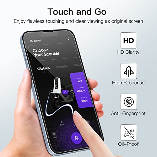 JETech Screen Protector for iPhone 14 Plus, 3-Pack - size: iPhone 14 Plus