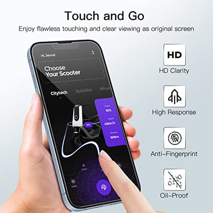 JETech Screen Protector for iPhone 14 Plus, 3-Pack - size: iPhone 14 Plus