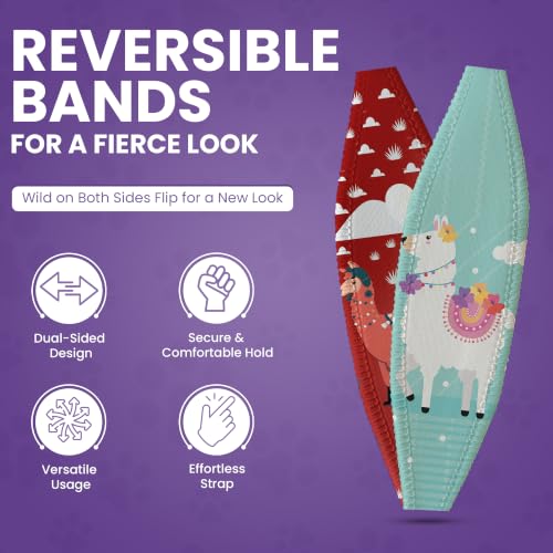 Switchbands Aesthetic Animal Phone Grip Strap – Reversible Elastic Strap, Adhesive-Free, Ergonomic Hand Support, Arthritis Friendly, Wireless Charging Compatible, Universal Fit – Como se Llama - color: Como se Llama, size: Pack of 1