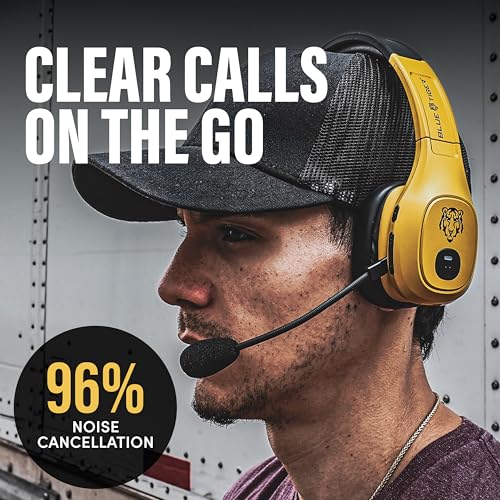 Blue Tiger Storm Gold- Wireless Trucker Bluetooth Headset with Mic - color: Gold, style: Storm Gold