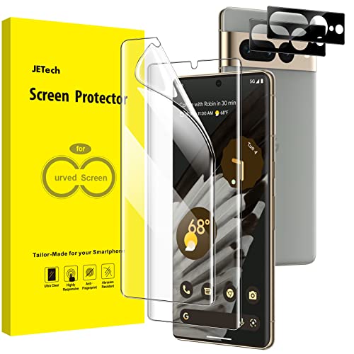 JETech TPU Screen Protector for Google Pixel 7 Pro, 2+2 Pack - size: Pixel 7 Pro