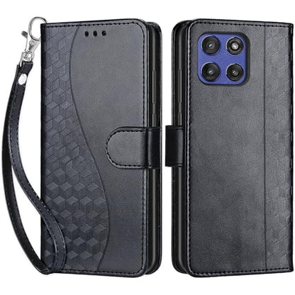 for Motorola Moto G Stylus 5G 2025 Wallet case, Black | 3 Card Holders, Kickstand, Shockproof TPU Shell, PU Leather, Magnetic Closure, Protective Flip Folio Cover, Women - color: 3