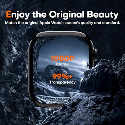 LK LϟK [8 pack] for Apple Watch Series 11/10 Screen Protector 46mm - size: Series 11/10 46mm Protector