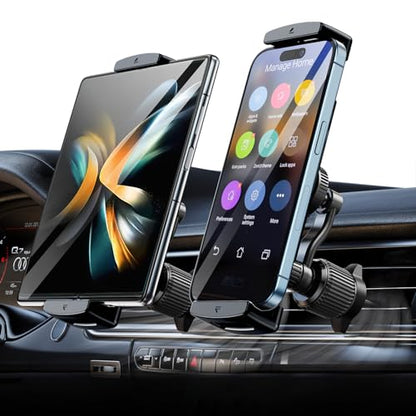 Z Fold 8 Car Mount Accessories, Secure Clamp, Long Arm Vent Clip - style: Vent-LongArm